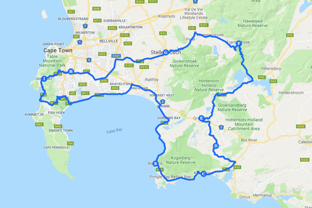 1-day Motorcycle Tours of Cape Town, the Cape Peninsula, and Winelands ...