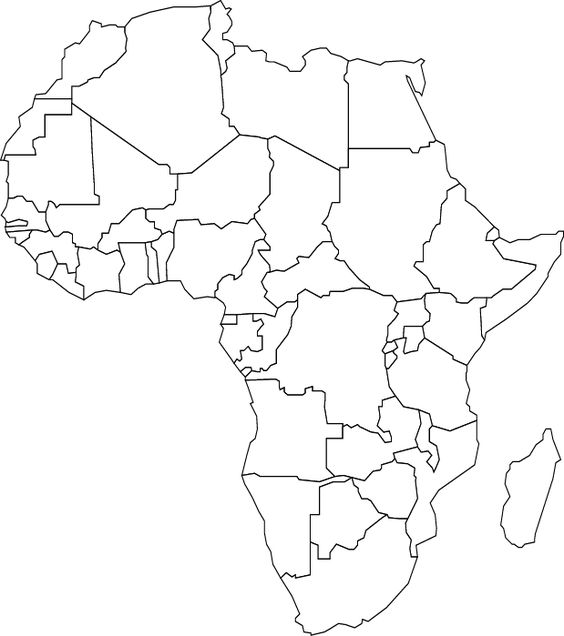 africa outline