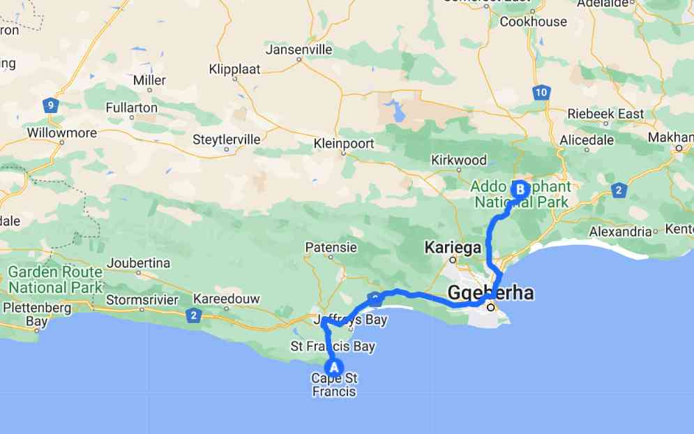 Day 7 route