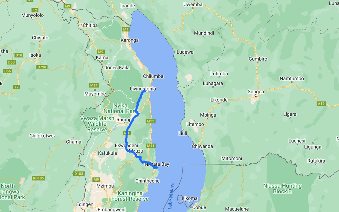 malawi to kigali route 2
