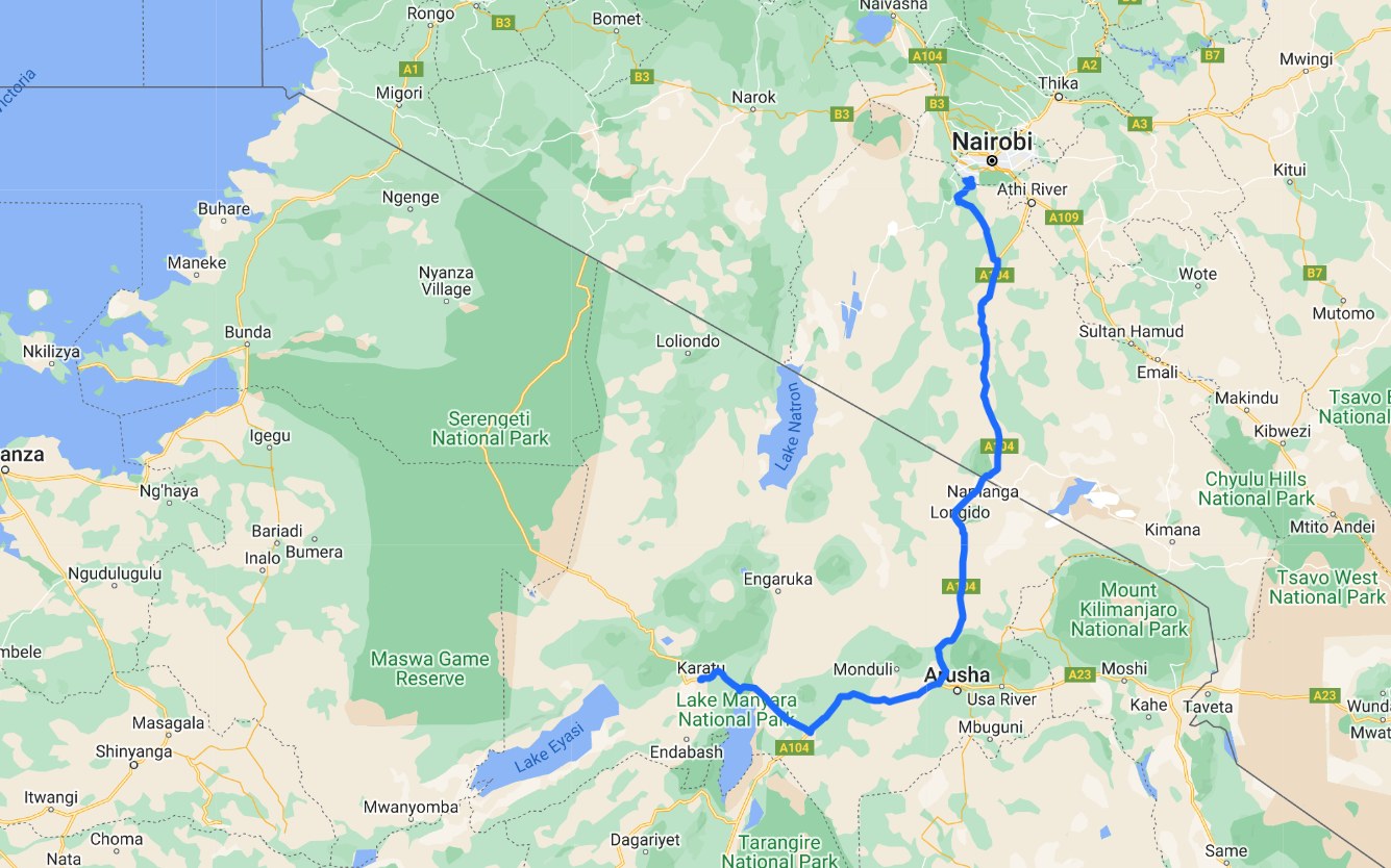malawi to kigali route 6