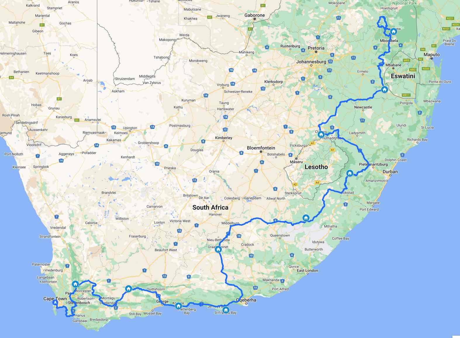 cape to kruger 13 day